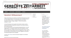 Desktop Screenshot of gerechte-zeitarbeit.de